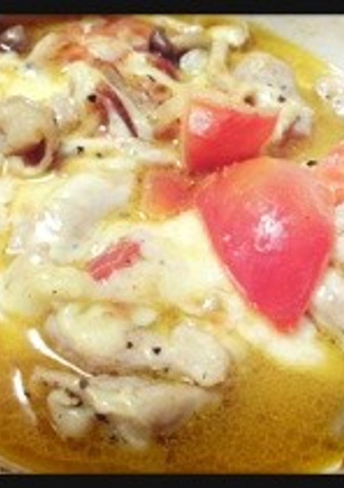 トマトのチーズ焼き*アヒージョ風-レシピのメイン写真