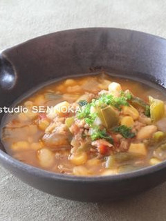簡単☆具だくさん豆のスープ カレー風味-レシピのメイン写真