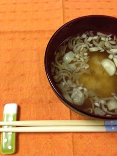 ミョウガ好きに。茗荷のみそ汁-レシピのメイン写真