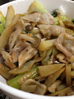 ちんげん菜、豚バラのあるものだけ炒め-レシピのメイン写真