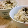 じゃことワカメの炊き込みご飯