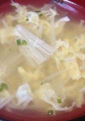簡単★えのきと卵のスープ-レシピのメイン写真