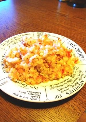 かにかま黒酢チャーハン-レシピのメイン写真