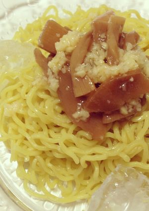 メンマと刻み生姜の冷しラーメン-レシピのメイン写真