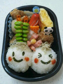 ニコニコおにぎり♪-レシピのメイン写真