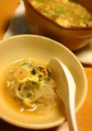 インスタントで簡単！中華こんにゃくスープ-レシピのメイン写真