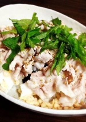 簡単撃ウマ豚シャブ丼-レシピのメイン写真