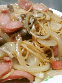ウインナーときのこのパスタ-レシピのメイン写真