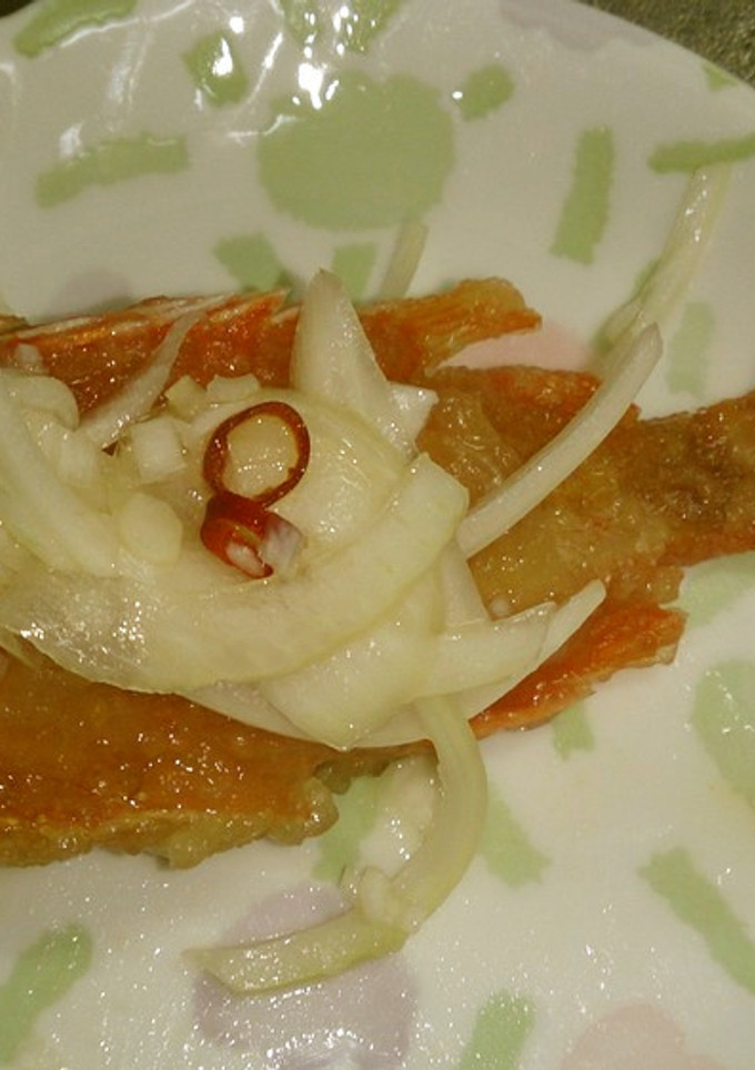 酒のつまみに最高！旬の魚で南蛮漬け-レシピのメイン写真