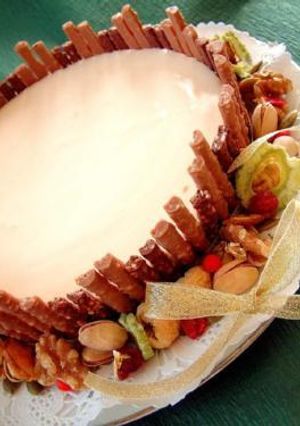 レアーチーズケーキｄｅ雪景色。°。°。-レシピのメイン写真