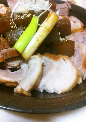 厚切り豚甘辛ソースでおつまみ☆おかず-レシピのメイン写真