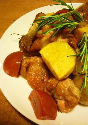 *ハーブが香る鶏肉のオーブン焼き*-レシピのメイン写真