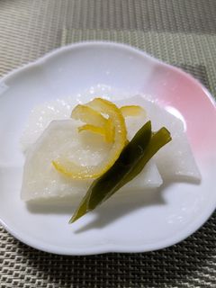 大根の柚子入り酢漬け-レシピのメイン写真
