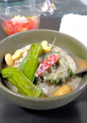 タコとカシューナッツのグリーンカレー-レシピのメイン写真