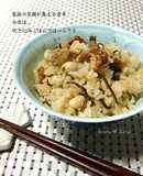 ホテイのやきとり缶と大豆の炊き込みごはん