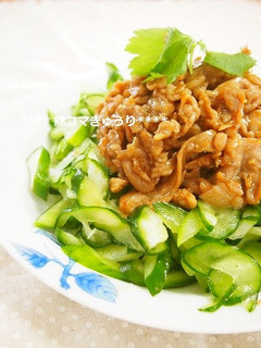 簡単!早い!美味しい!豚コマきゅうり-レシピのメイン写真