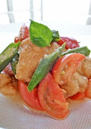 ささみとオクラのイタリアン南蛮♪-レシピのメイン写真