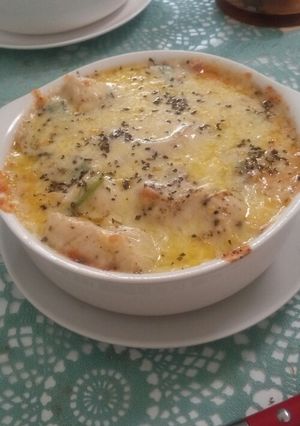 簡単！ランチに！失敗しないパスタグラタン-レシピのメイン写真