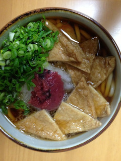 梅とおろしのキツネうどん-レシピのメイン写真