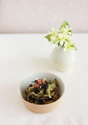 ゴーヤとひじきの梅醤油和え。-レシピのメイン写真