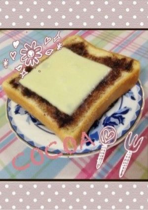 余った粉末ココアで♪ココアトースト-レシピのメイン写真