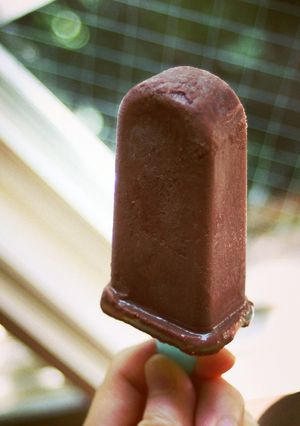 材料２つだけの簡単チョコレートアイス。-レシピのメイン写真