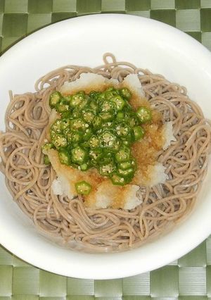 オクラのおろしそば-レシピのメイン写真