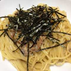 รูปของ 缶詰で簡単。秋刀魚パスタ