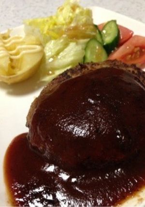 簡単おいしい！しっかり味のハンバーグ！-レシピのメイン写真