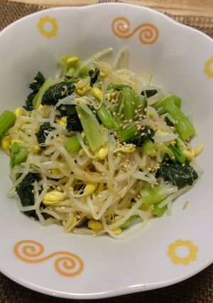 金ごま豆もやしナムル-レシピのメイン写真