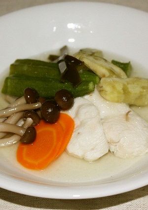 鶏むね肉と野菜を薄味で煮る-レシピのメイン写真