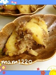 簡単☆ジャガイモと挽肉の煮物♪-レシピのメイン写真