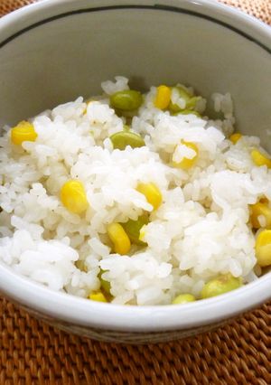 夏の豆々ご飯-レシピのメイン写真