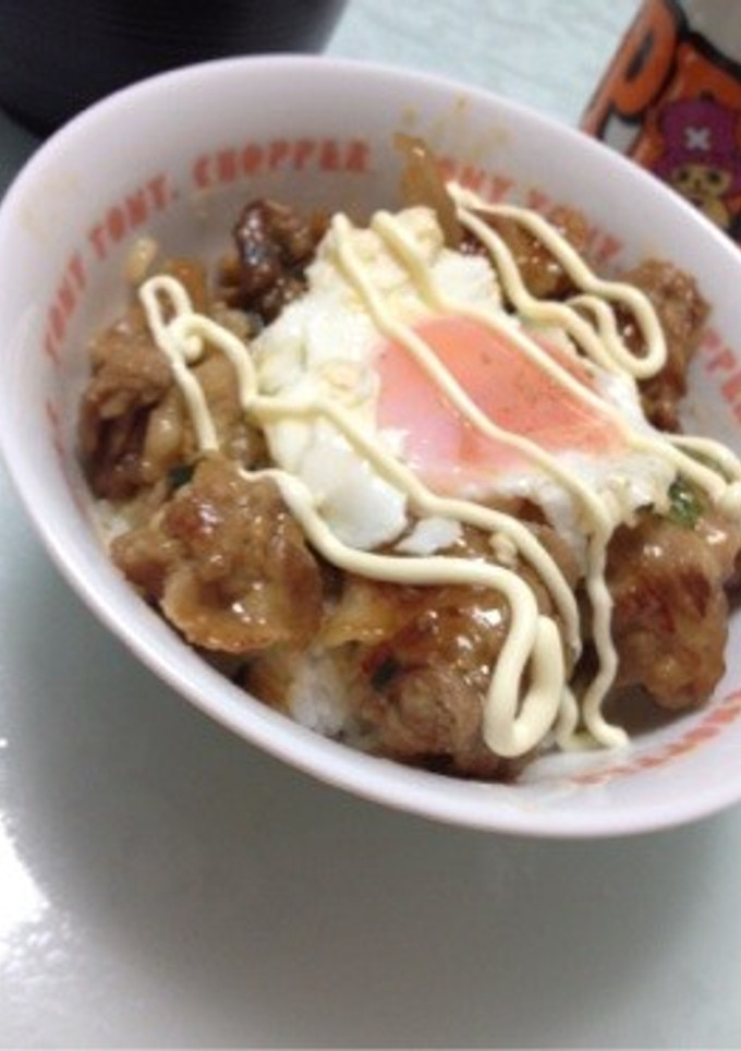 豚肉の薄切りで！てりやき風丼-レシピのメイン写真