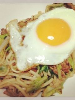 簡単!減塩!野菜たっぷり焼うどん!-レシピのメイン写真