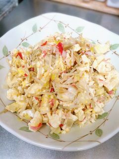 カニカマ塩炒り豆腐★-レシピのメイン写真