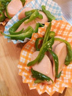 お弁当に♡ピーマンと魚ニソの塩炒め-レシピのメイン写真