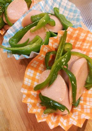 お弁当に♡ピーマンと魚ニソの塩炒め-レシピのメイン写真