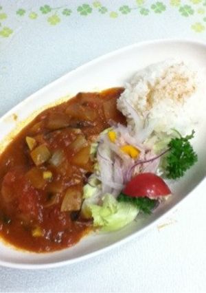 ナスとトマトのベジタブルカレー-レシピのメイン写真