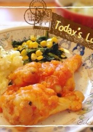 鶏手羽のピリ辛ケチャップ煮-レシピのメイン写真