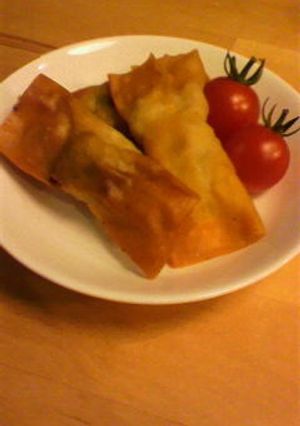 子どもと作るにら揚げワンタン-レシピのメイン写真