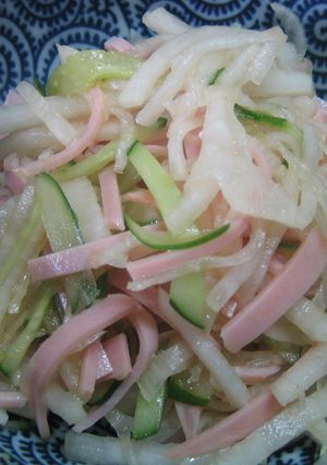 しゃきっとヘルシー大根サラダ-レシピのメイン写真
