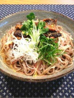 さんま蒲焼冷やしそば-レシピのメイン写真