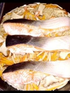鮭の炊き込みご飯-レシピのメイン写真