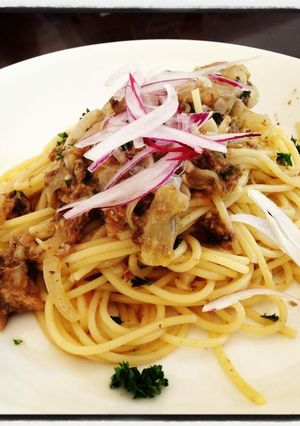 100円缶詰で出来る！本格イワシのパスタ-レシピのメイン写真
