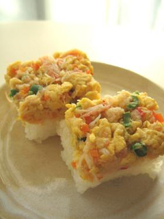 やさしい味がする♪ かに玉のおすし-レシピのメイン写真