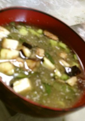 鯵の船場汁☆冷汁風-レシピのメイン写真
