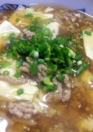 冷えた体芯から暖か！たっぷり生姜入肉豆腐-レシピのメイン写真