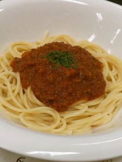 ミートソーススパゲティ-レシピのメイン写真