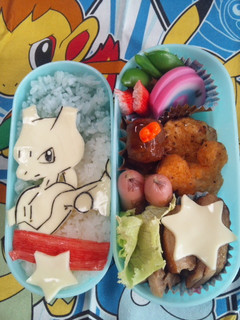キャラ弁☆ポケモン☆ミューツー-レシピのメイン写真